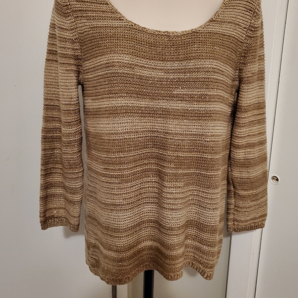 Women's Loft gold sweater